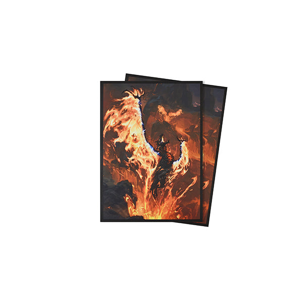 Card Sleeves: Standard- Matte Art- Year of the Dragon- Volcanic Rebirth (100 ct)