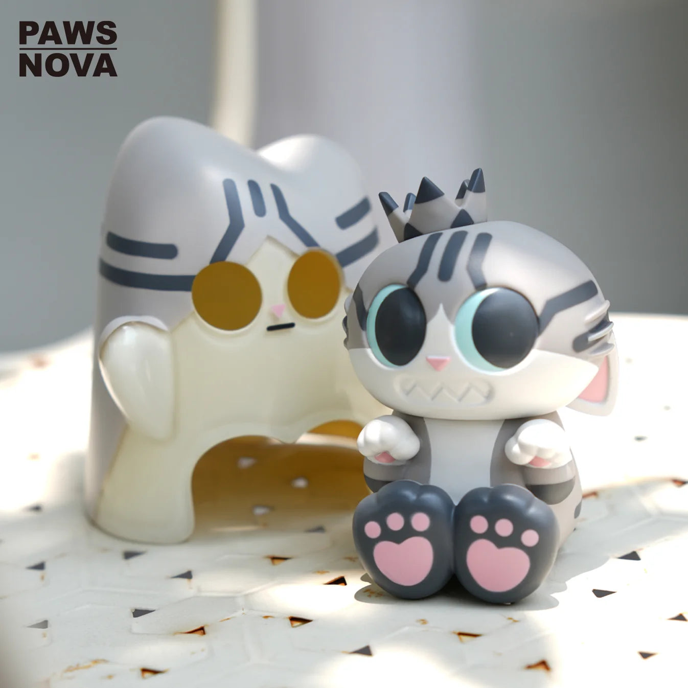 Trouble Crew DoshiiCat Sitting Tabby Cat Figure - Preorder