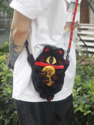Maneki Spider Cat Bag by ABAO - Preorder