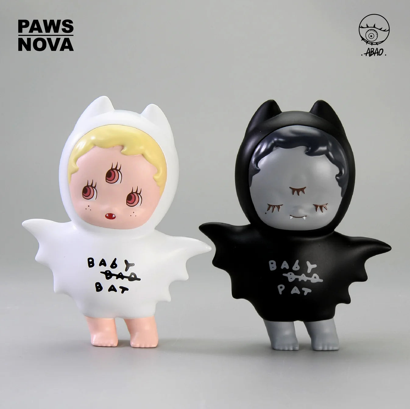 ABAO Baby Bat & Baby Pat hanger card
