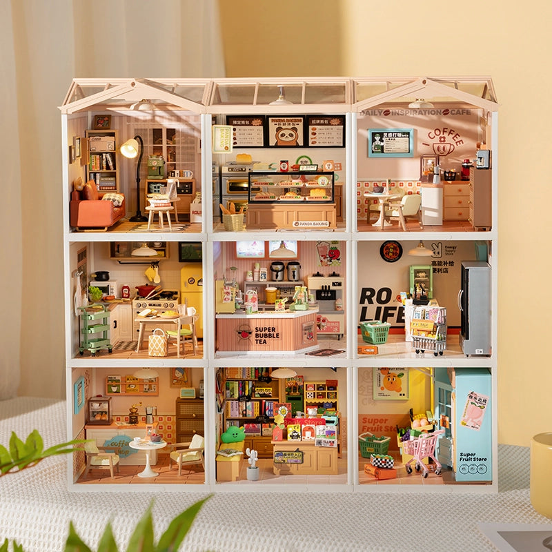 Happy Meals Kitchen Rolife Diy Miniature House