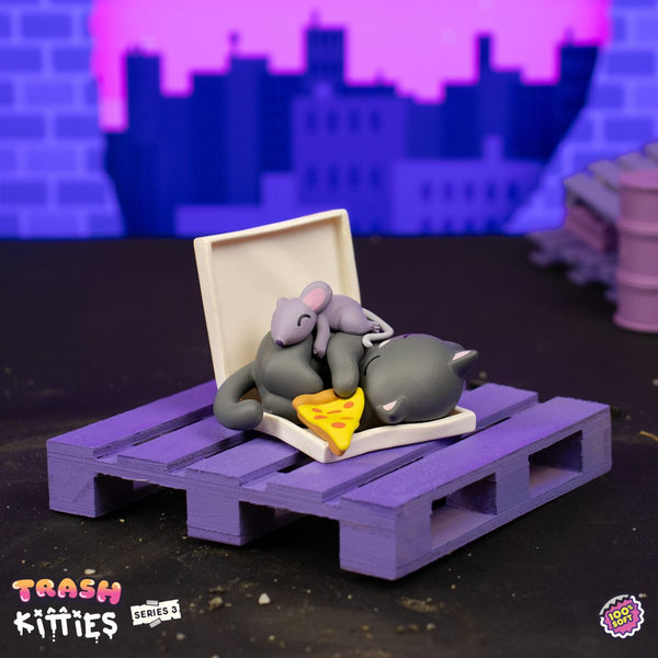 Trash Kitties Blind Box Series 3 by 100 Soft Strangecat Toys