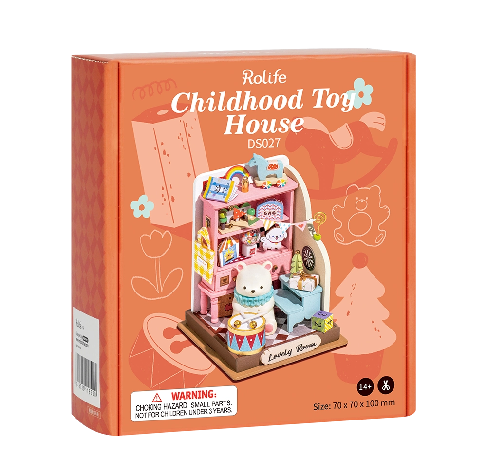 Childhood Toy House Mini Diy House