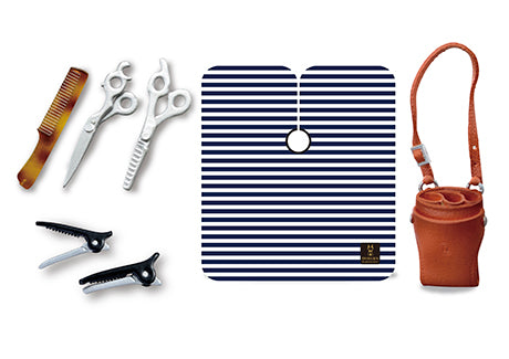 DOBER'S BARBER SHOP Re-ment Blind Box Series featuring hairdresser tools like scissors and a comb, part of an 8-design collectible toy set.