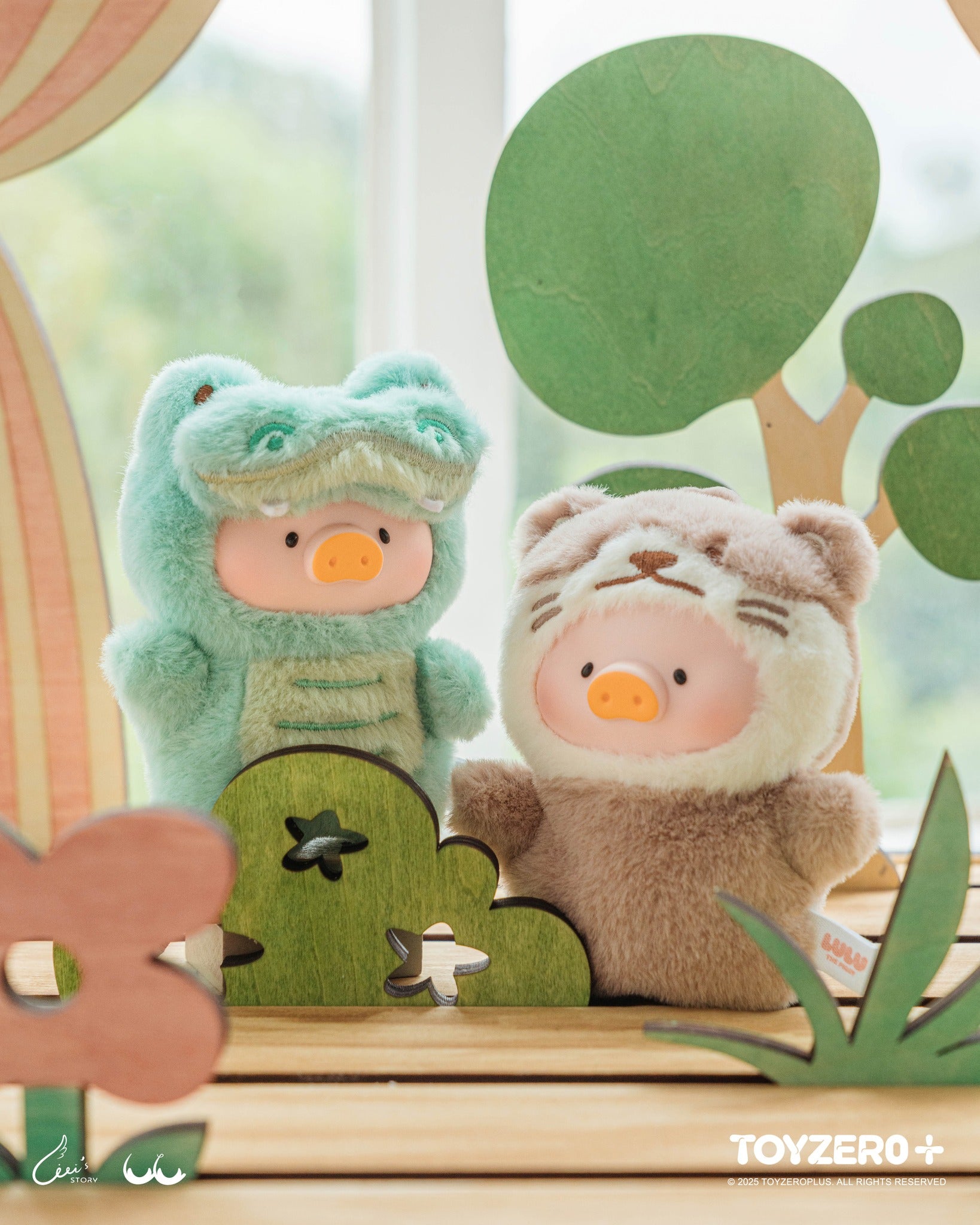 LuLu the Piggy - Puppet Show PVC Face Plush Keychain Blind Box features adorable animal characters, offering mystery selections from Strangecat Toys' charming blind box collection.