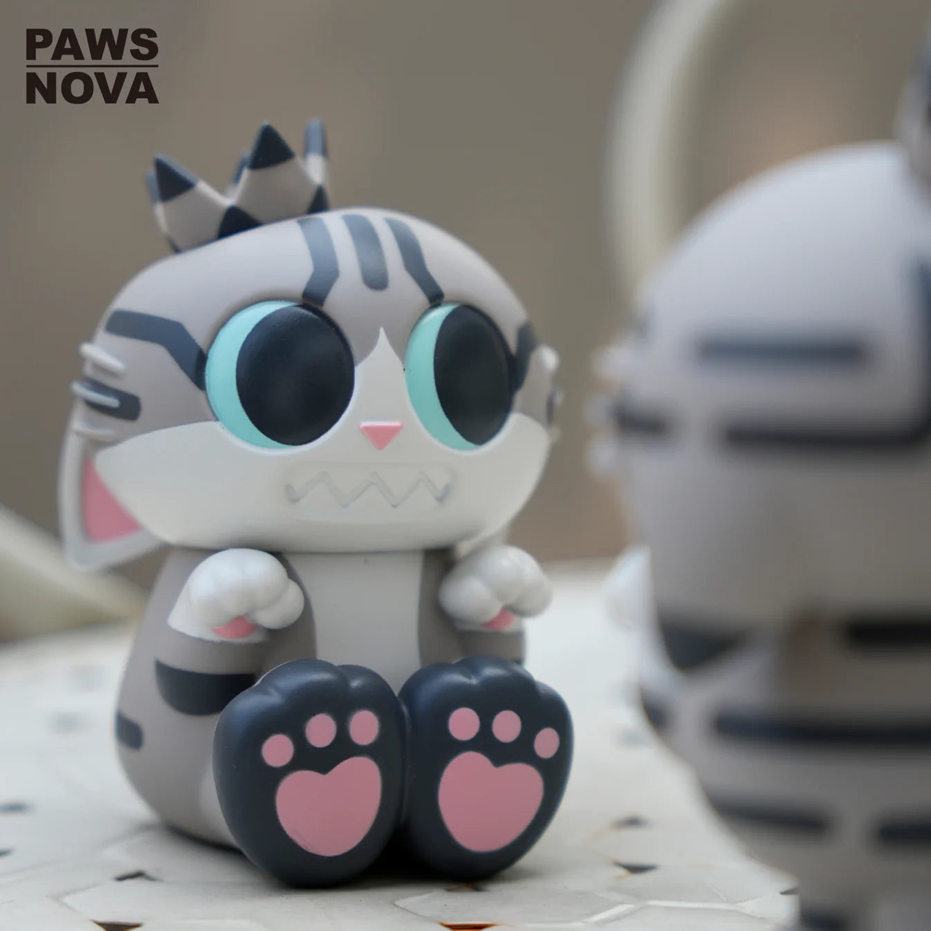 Trouble Crew DoshiiCat Sitting Tabby Cat Figure - Preorder