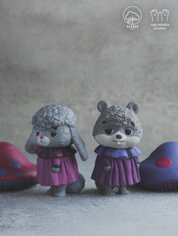 Mushroom Chipmunk Violet Edition by Vapour Park X Two Hands Studio