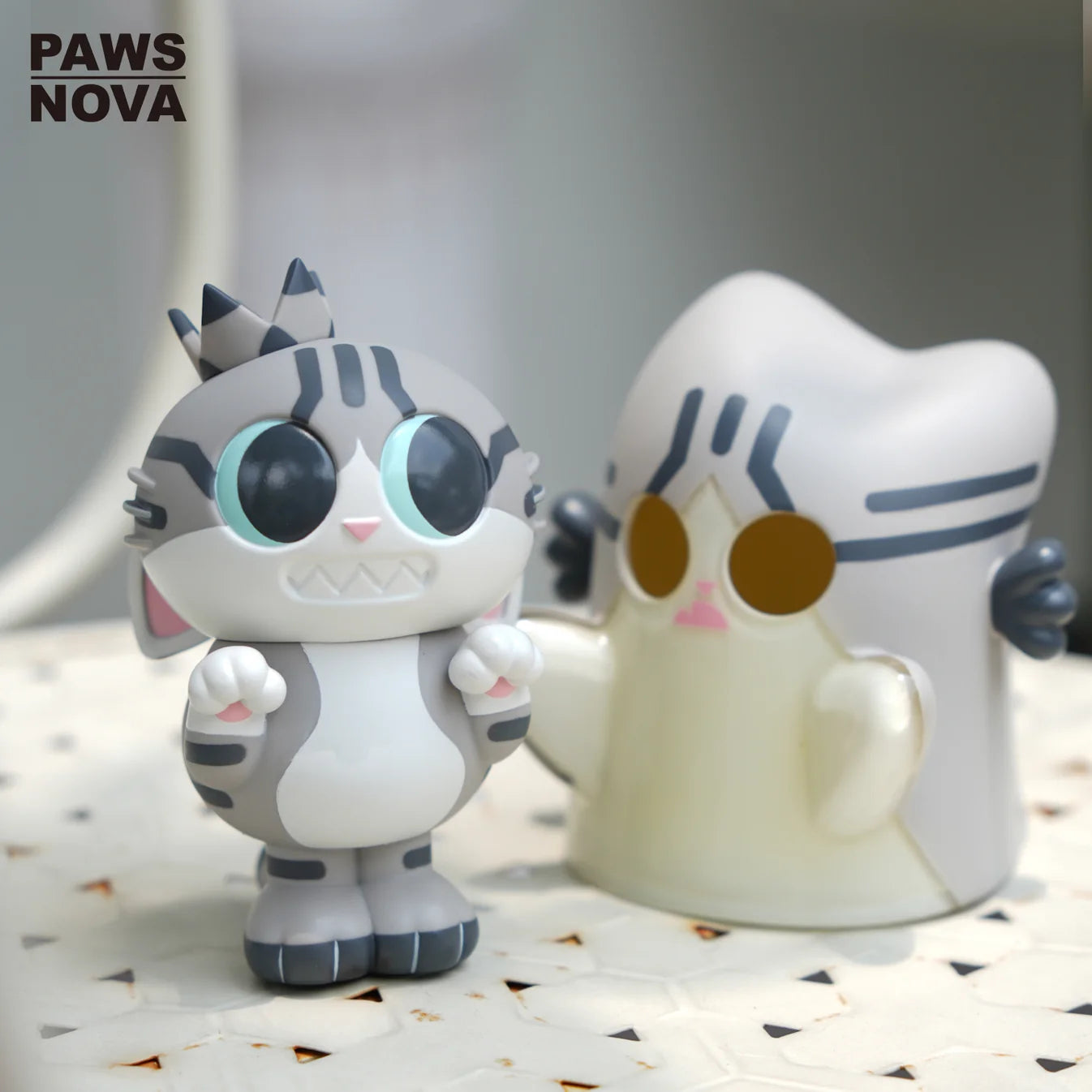 Trouble Crew DoshiiCat Sitting Tabby Cat Figure - Preorder