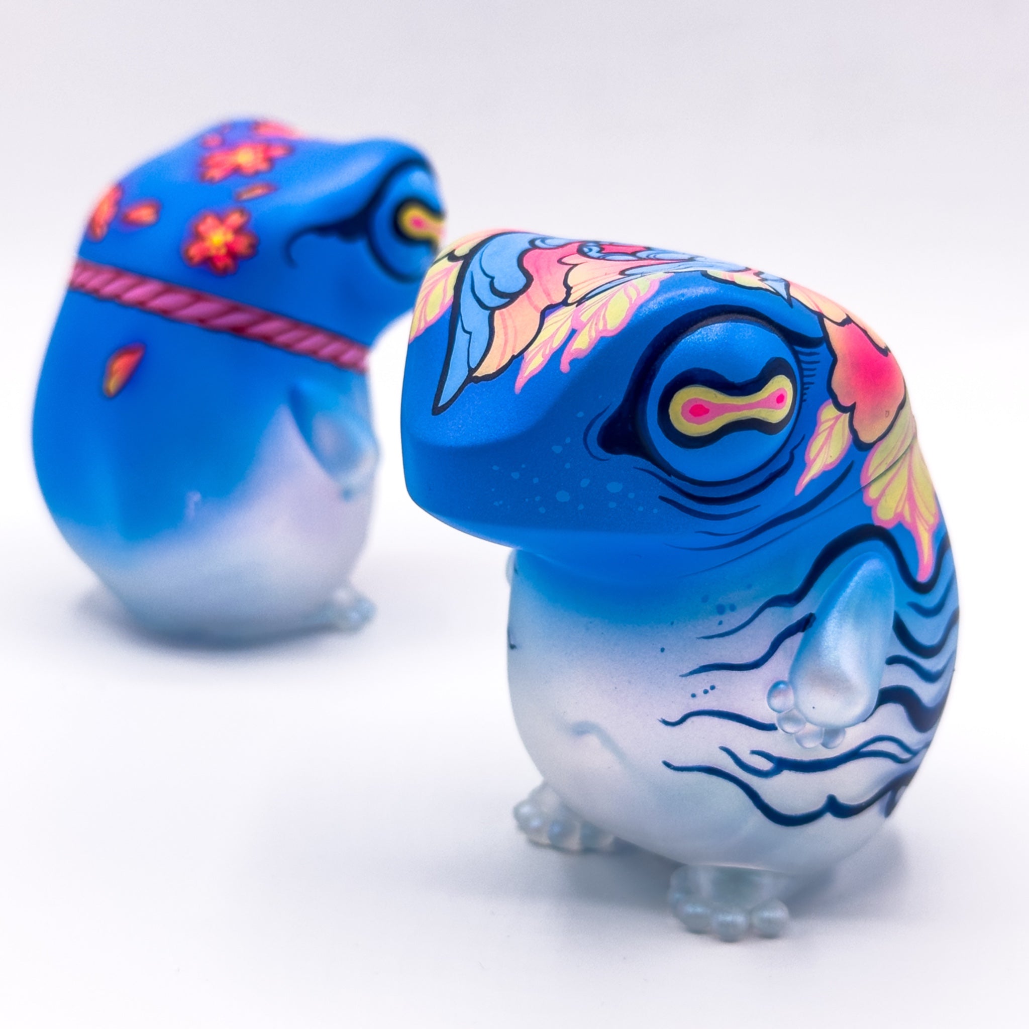 Celestial Abyss - Floral Frogs by Tomodachi Island