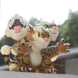 Three Headed Fierce Tiger Koshow by Grape Brain