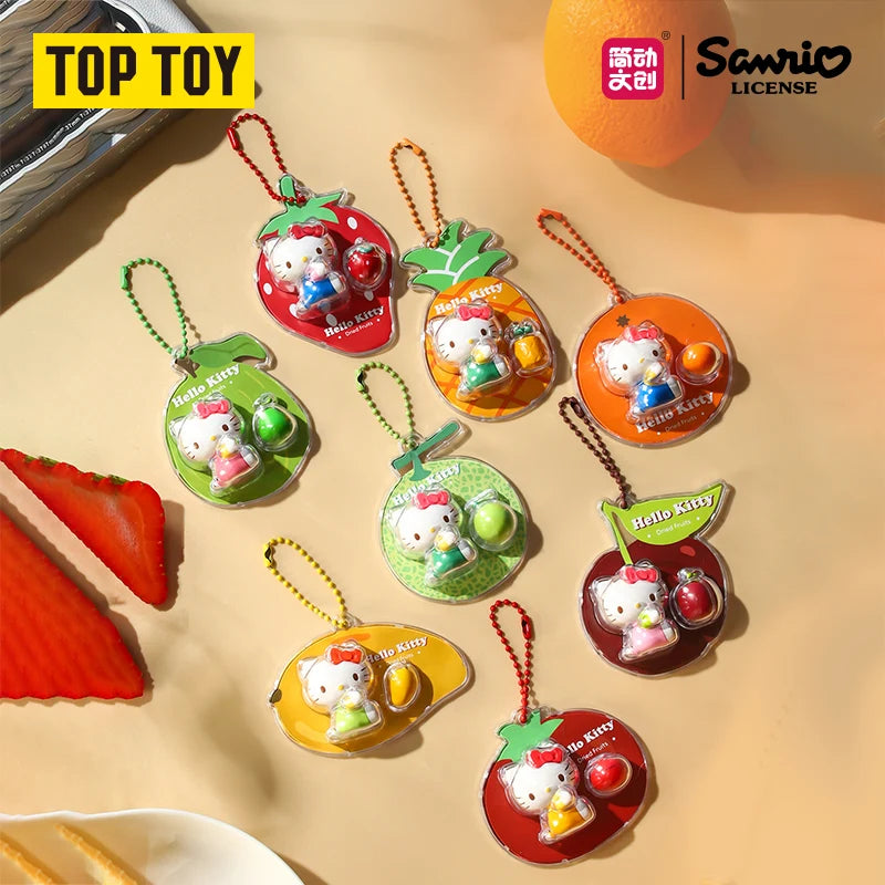 【超レア】HELLO KITTY IN THE JUNGLE フルーツストラップ Mini Hanging Card‑Hello Kitty Sweet Fruit Tale Series Blind Box - Preo