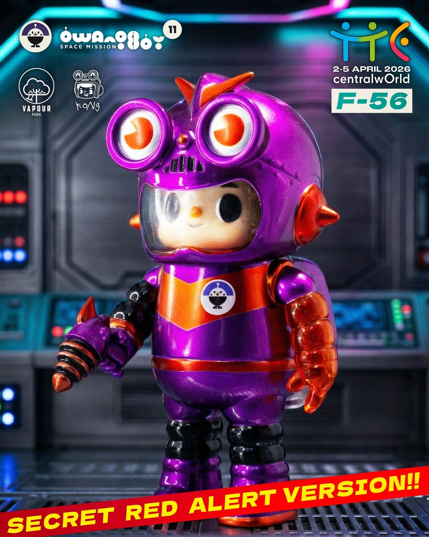 Owangeboy Space Mission : 11 - Cosmic Boy : Metallic Version by Kong Andri - Preorder