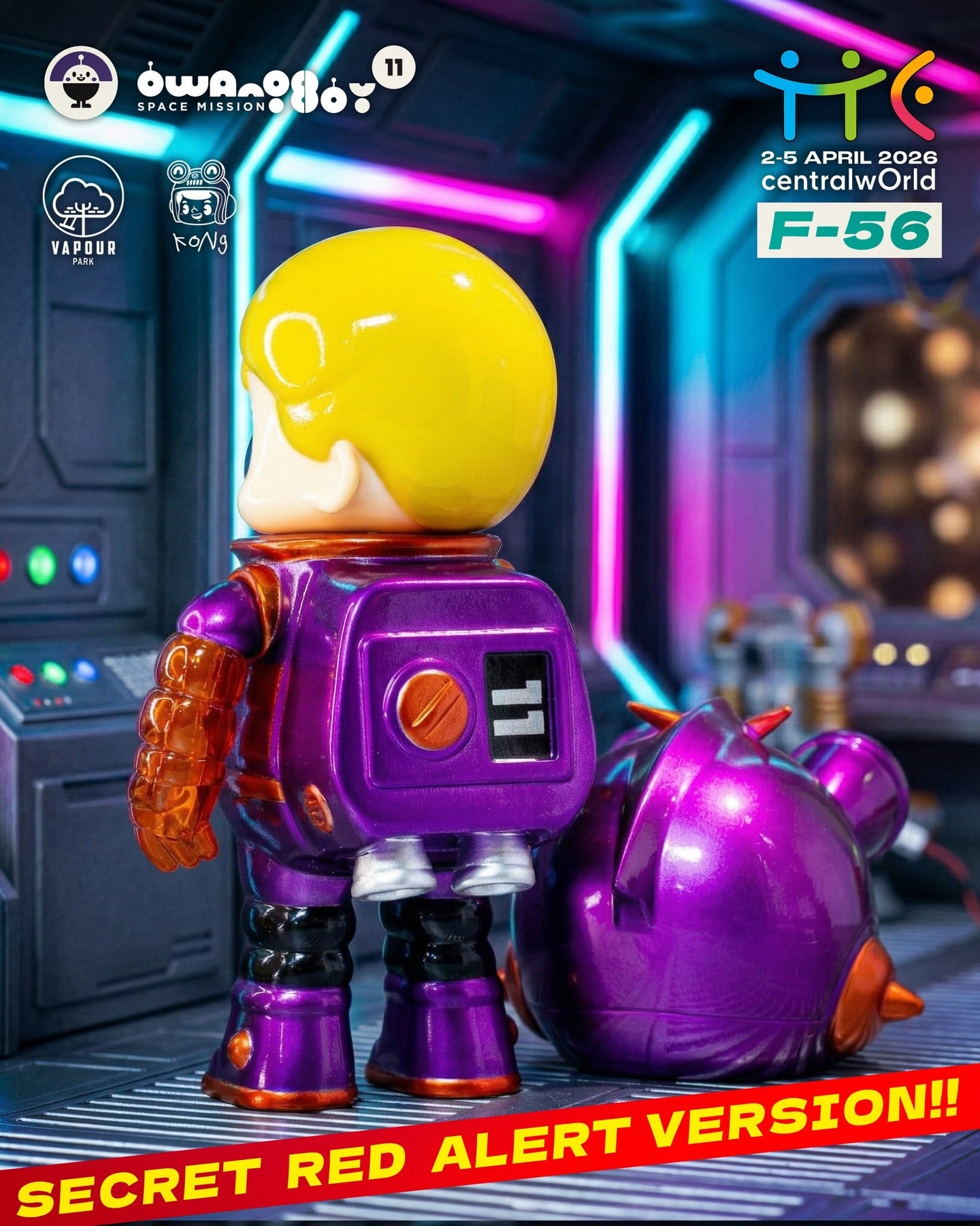 Owangeboy Space Mission : 11 - Cosmic Boy : Metallic Version by Kong Andri - Preorder