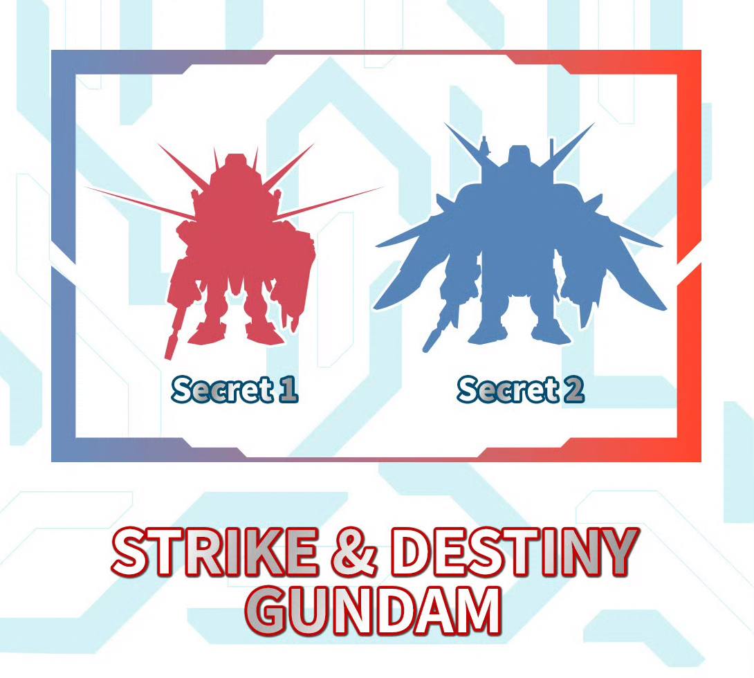 BANDAI QMSV MINI STRIKE & DESTINY GUNDAM SERIES BLIND BOX