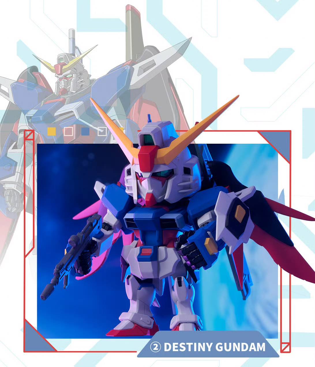 BANDAI QMSV MINI STRIKE & DESTINY GUNDAM SERIES BLIND BOX