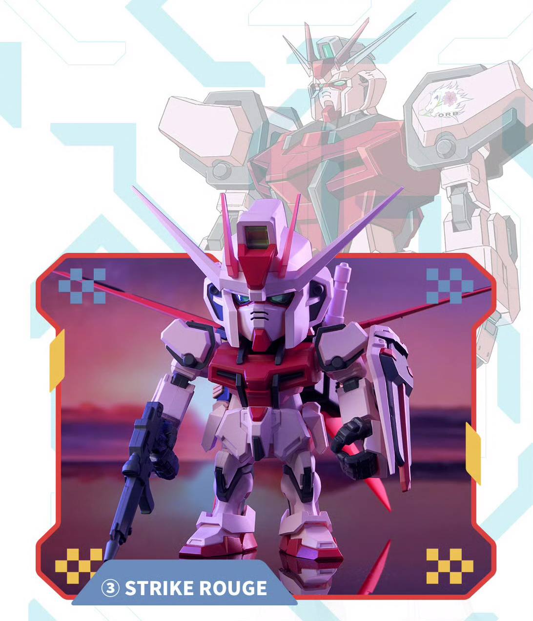 BANDAI QMSV MINI STRIKE & DESTINY GUNDAM SERIES BLIND BOX