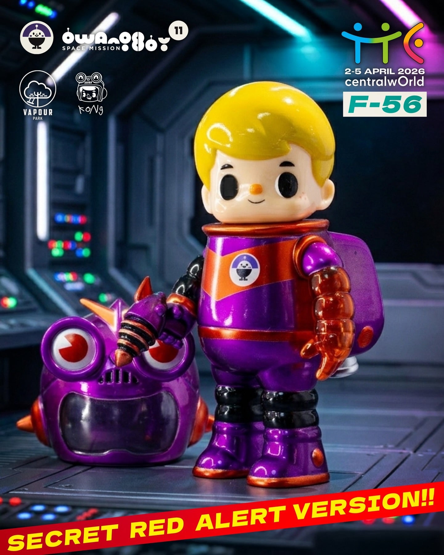 Owangeboy Space Mission : 11 - Cosmic Boy : Metallic Version by Kong Andri - Preorder