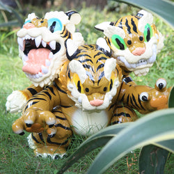 Three Headed Fierce Tiger Koshow by Grape Brain