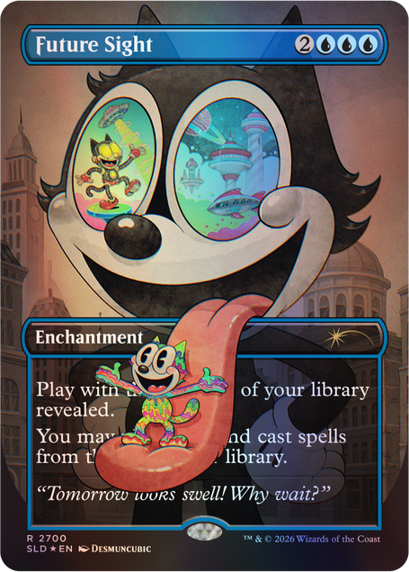 Magic the Gathering: Secret Lair x Felix the Cat: Magic Bag of Tricks