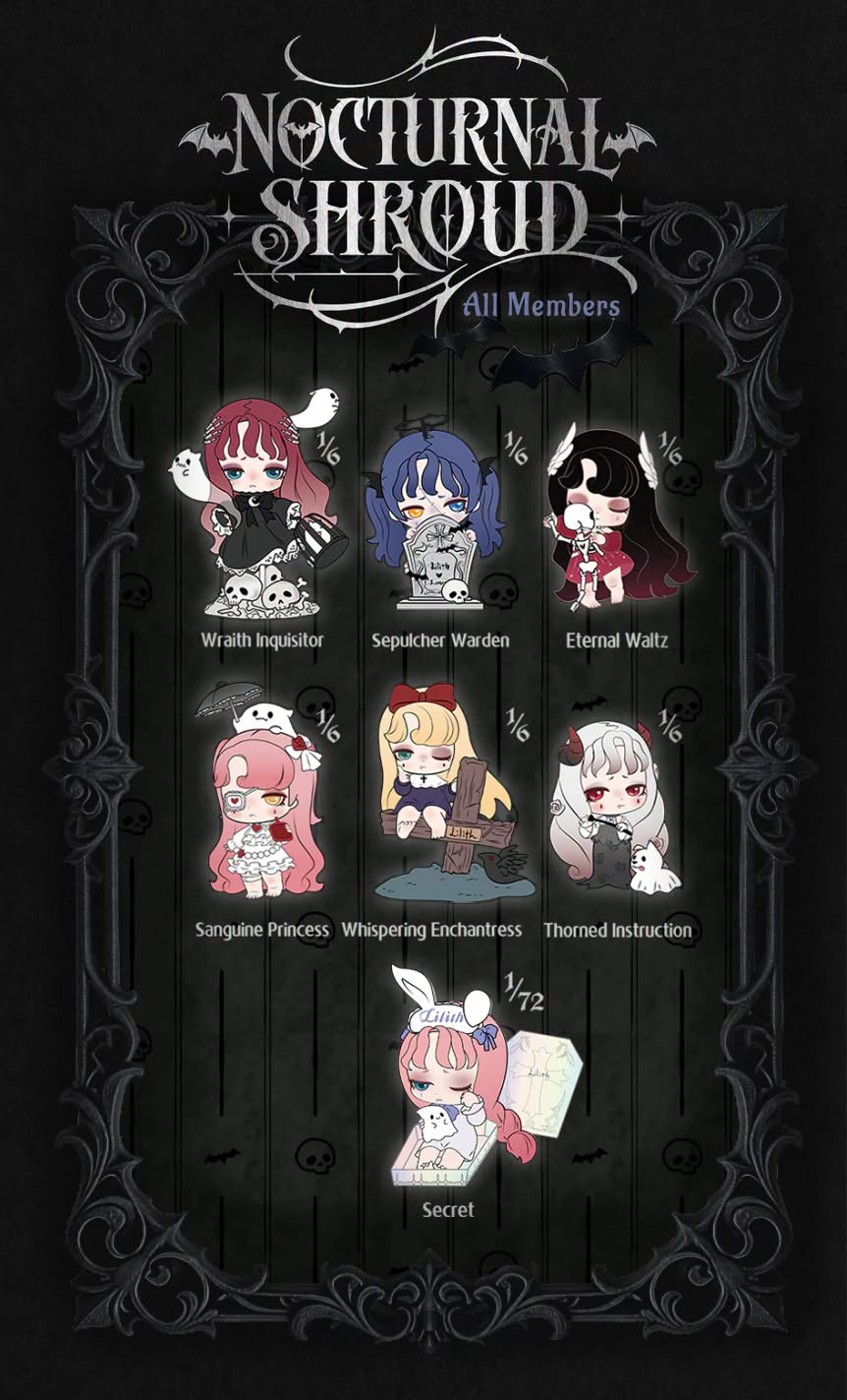 Lilith - Nocturnal Shroud Series Blind Box - Preorder