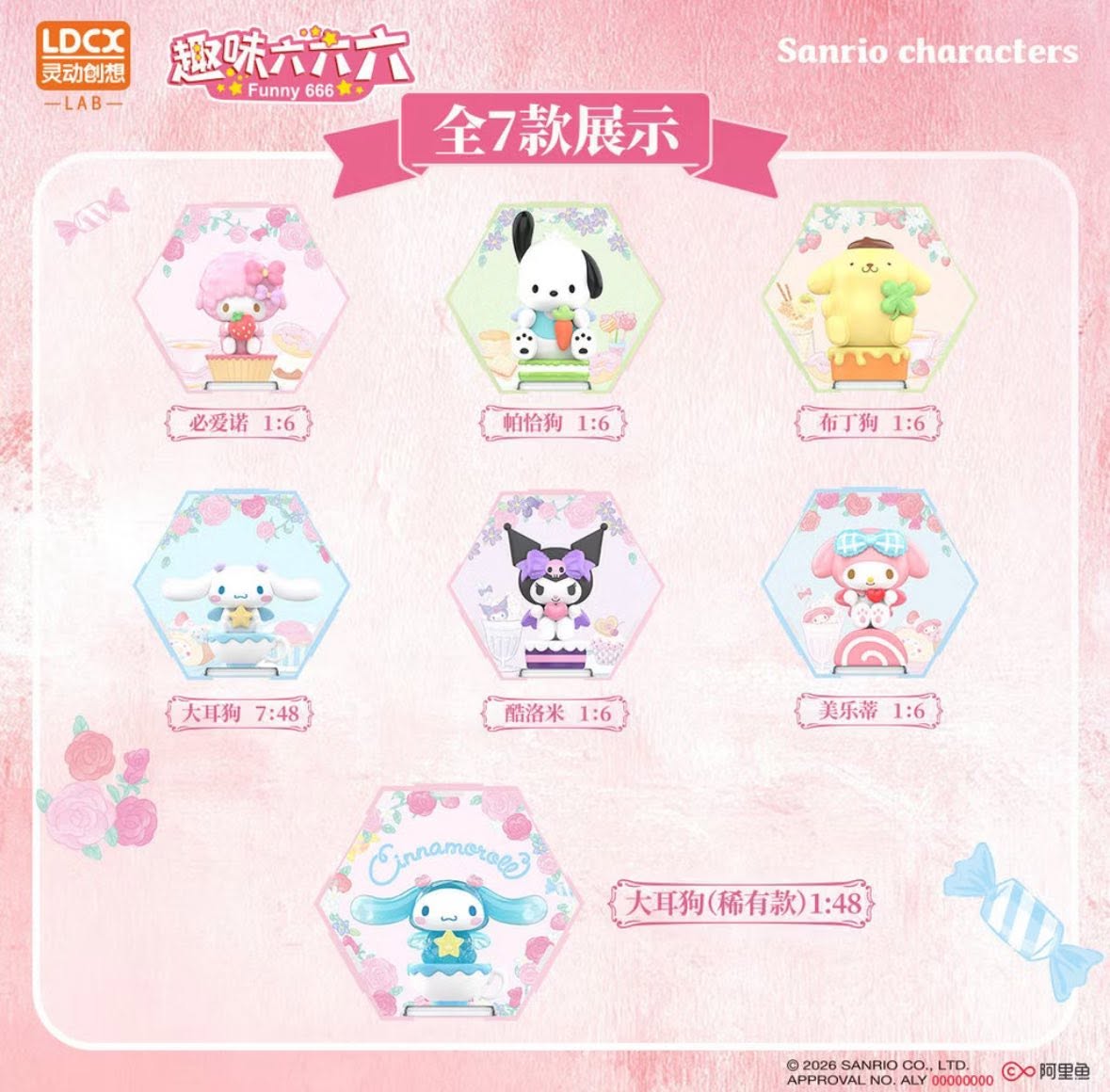 Sanrio Fun 666 Vol.1 – Flower House Sweet Retreat Blind Box - Preorder