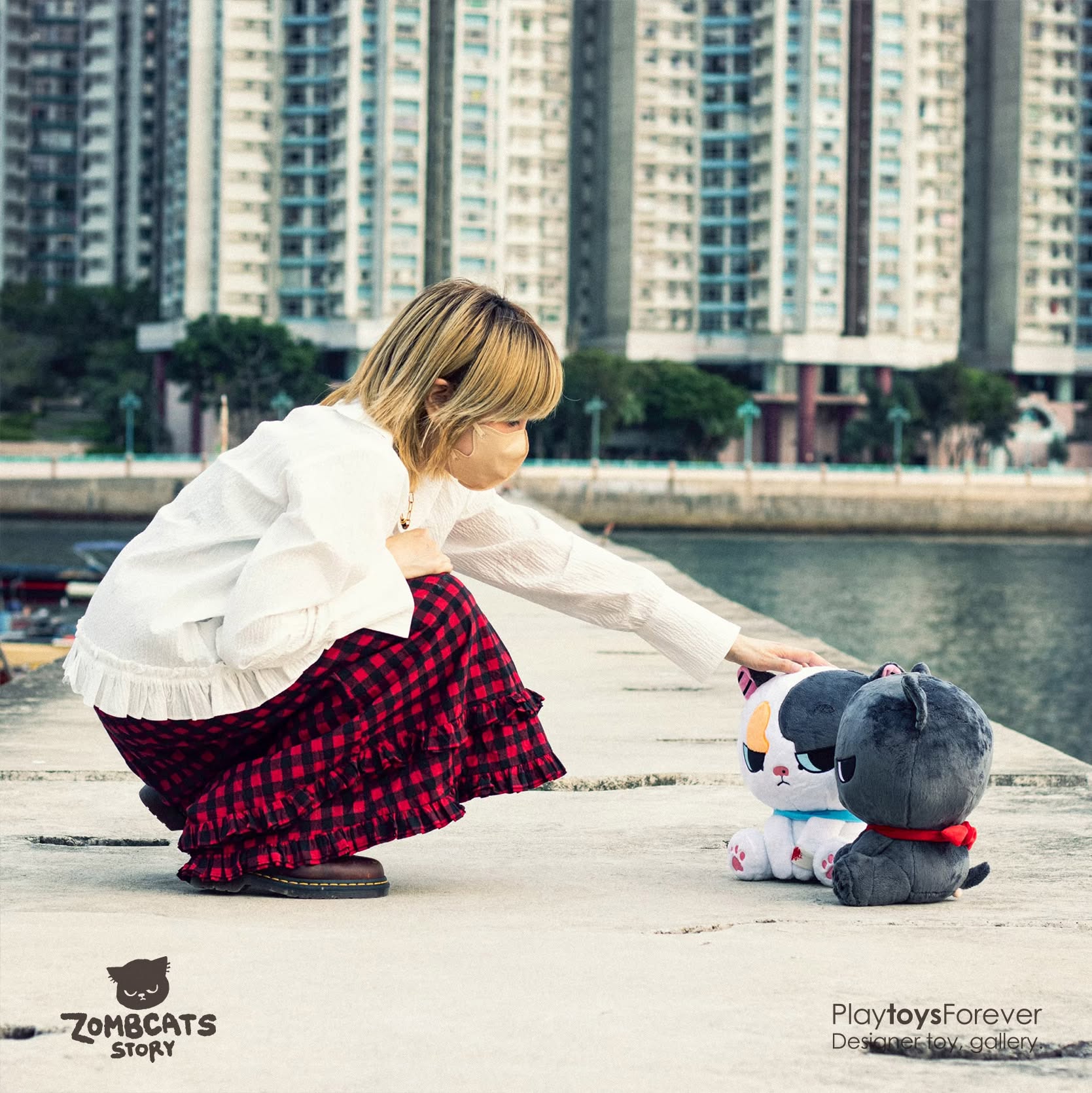 Zombcats Story – Sumi & Cha Plush 300%