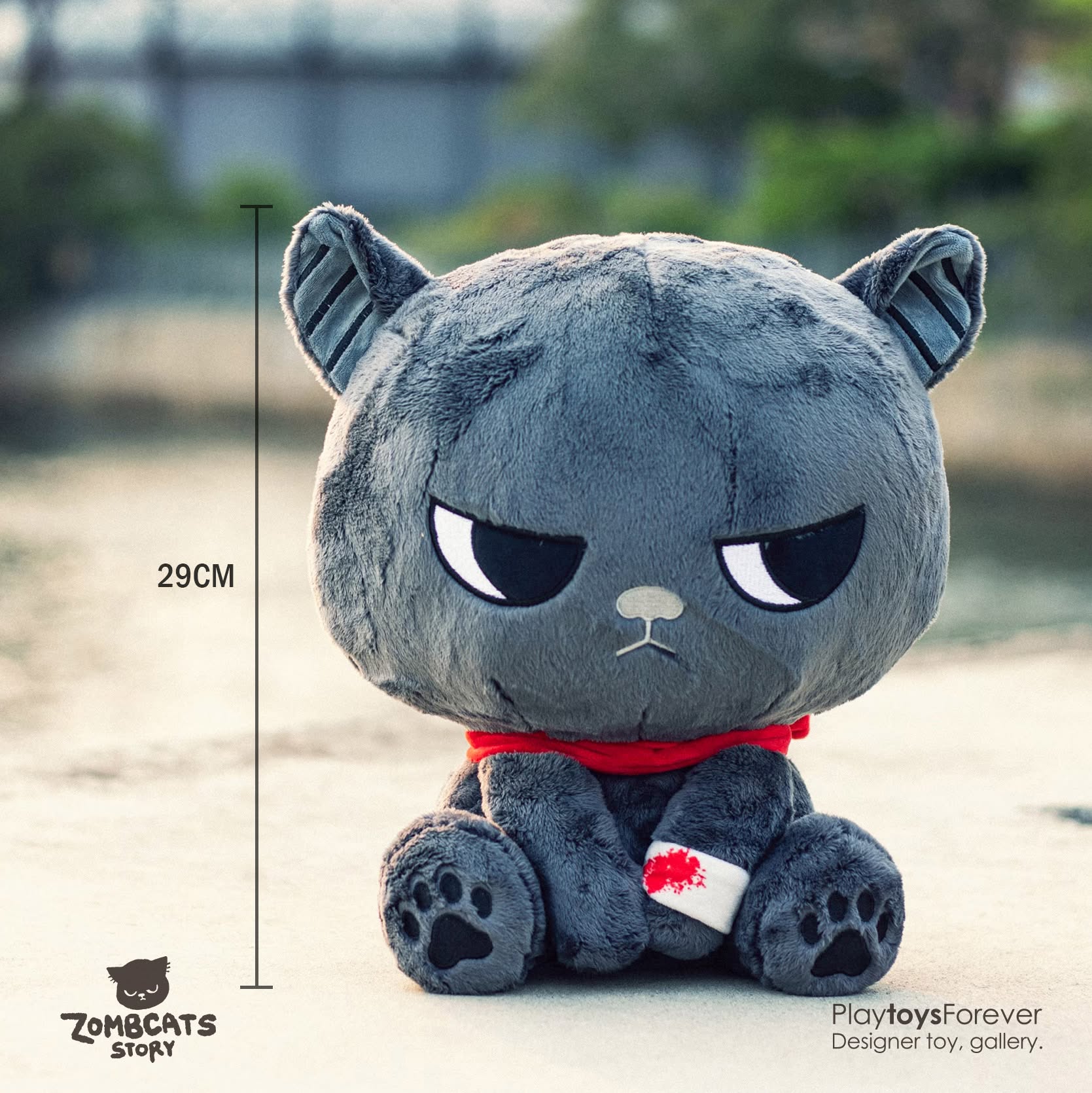 Zombcats Story – Sumi & Cha Plush 300%
