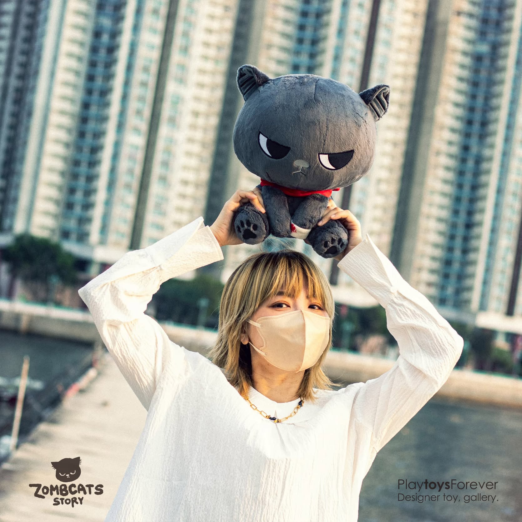 Zombcats Story – Sumi & Cha Plush 300%