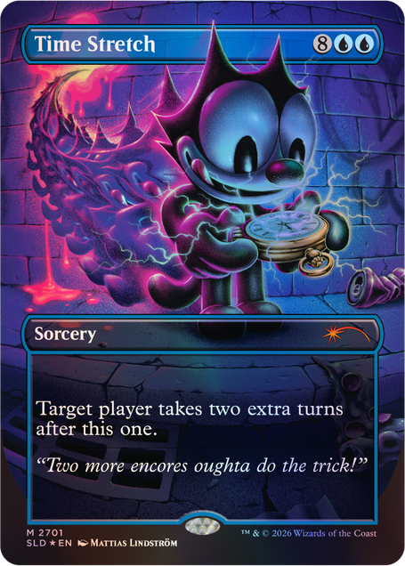 Magic the Gathering: Secret Lair x Felix the Cat: Magic Bag of Tricks