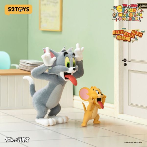 Tom & Jerry States of Mind Blind Box Series - Preorder, featuring cartoon animal figures, available in 8 designs with a secret variant, ships August 2025.