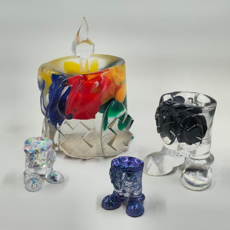 Clear With Stuff Inside - Larry by Dillon Gregory