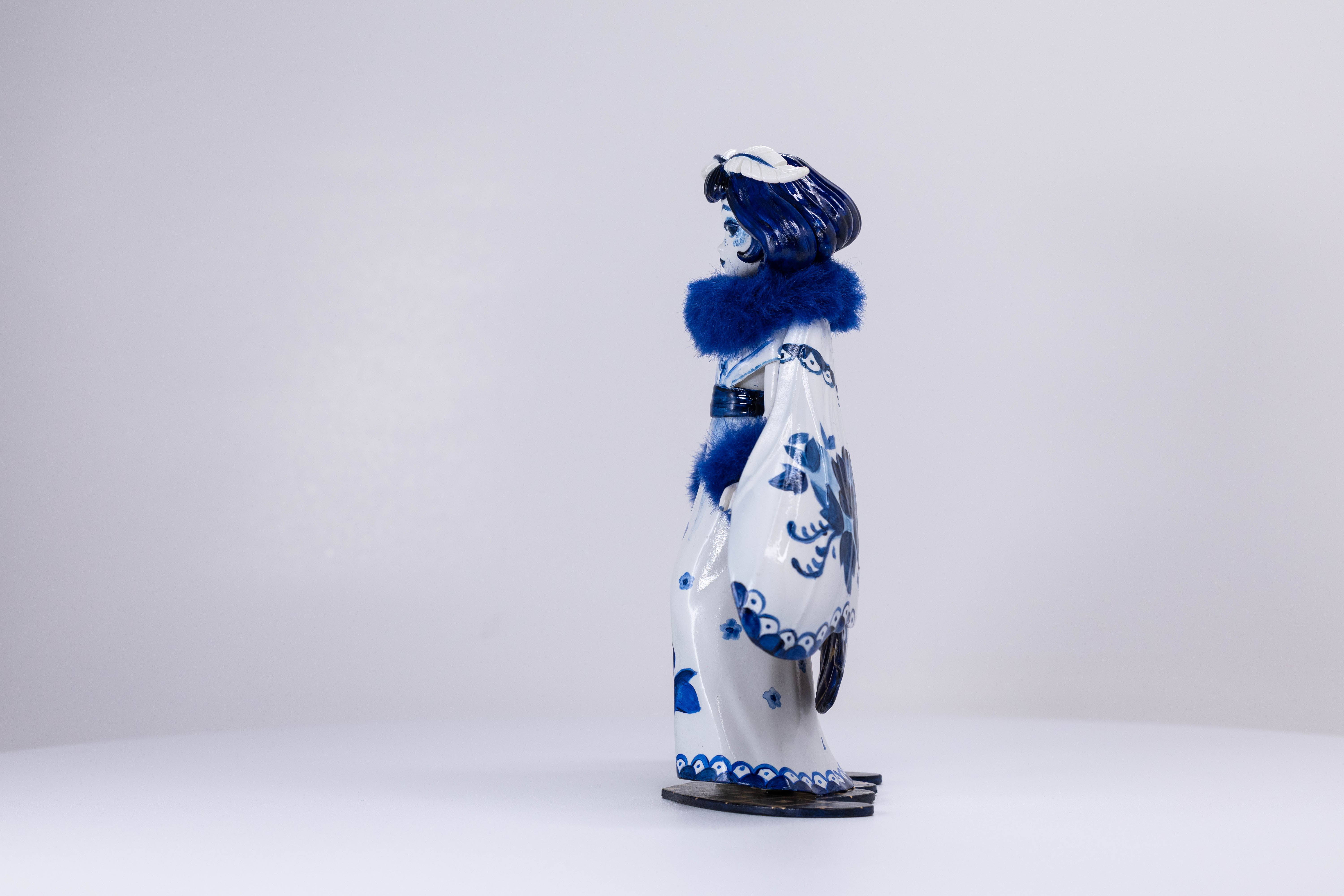 Small Company BIG ART - Blue and White Porcelain Atlas by Anna Corcoran of Kaledios Creative