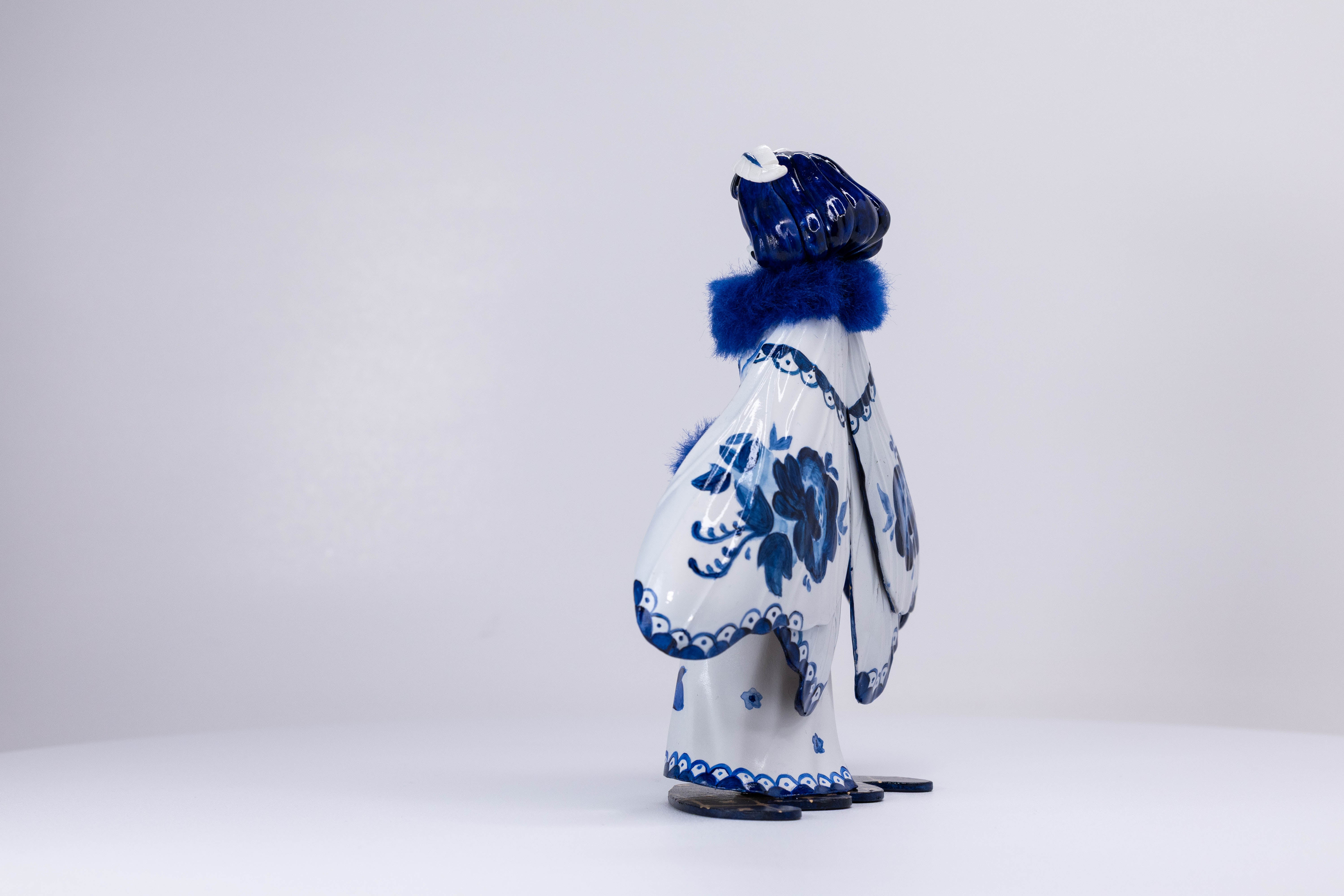 Small Company BIG ART - Blue and White Porcelain Atlas by Anna Corcoran of Kaledios Creative