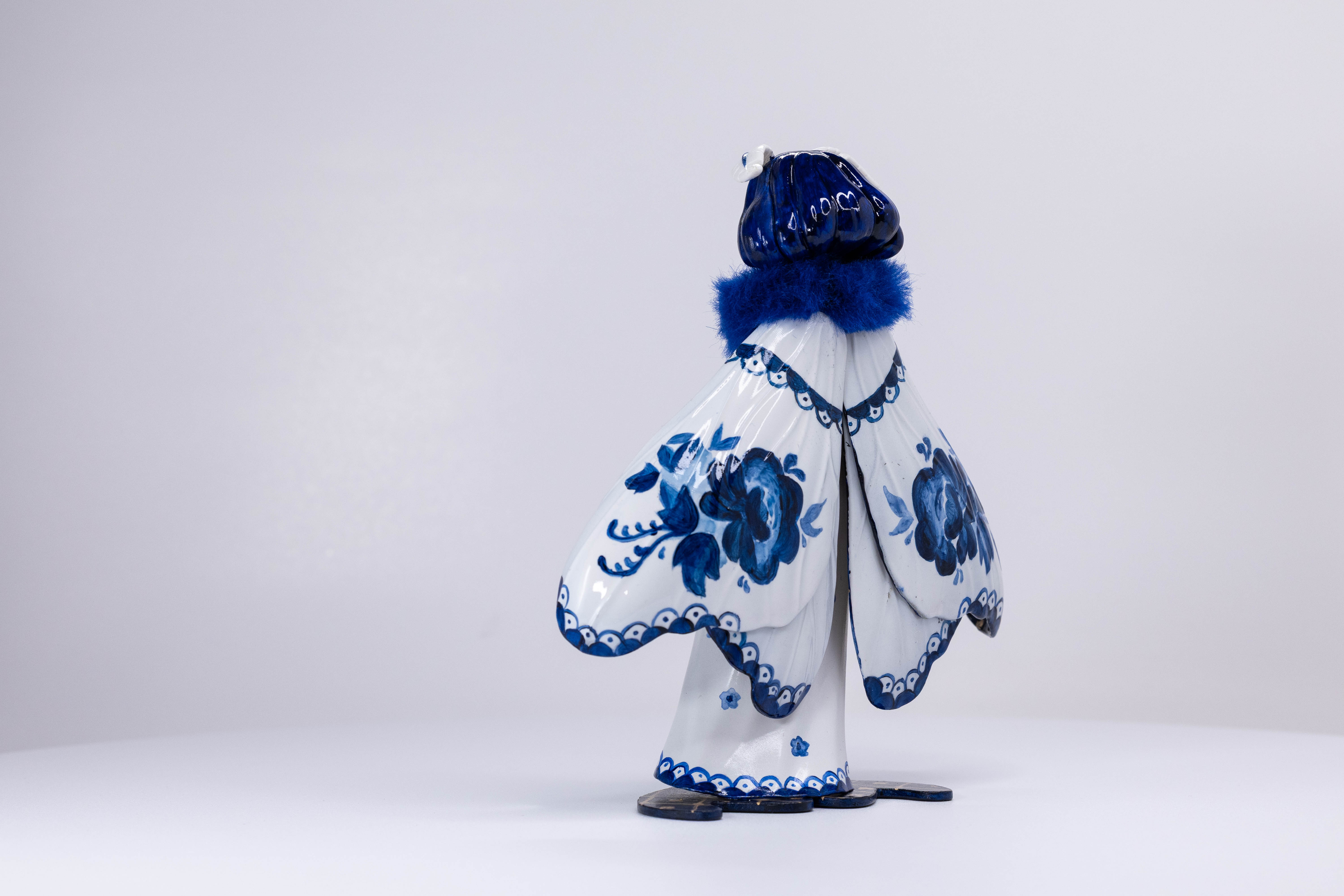 Small Company BIG ART - Blue and White Porcelain Atlas by Anna Corcoran of Kaledios Creative