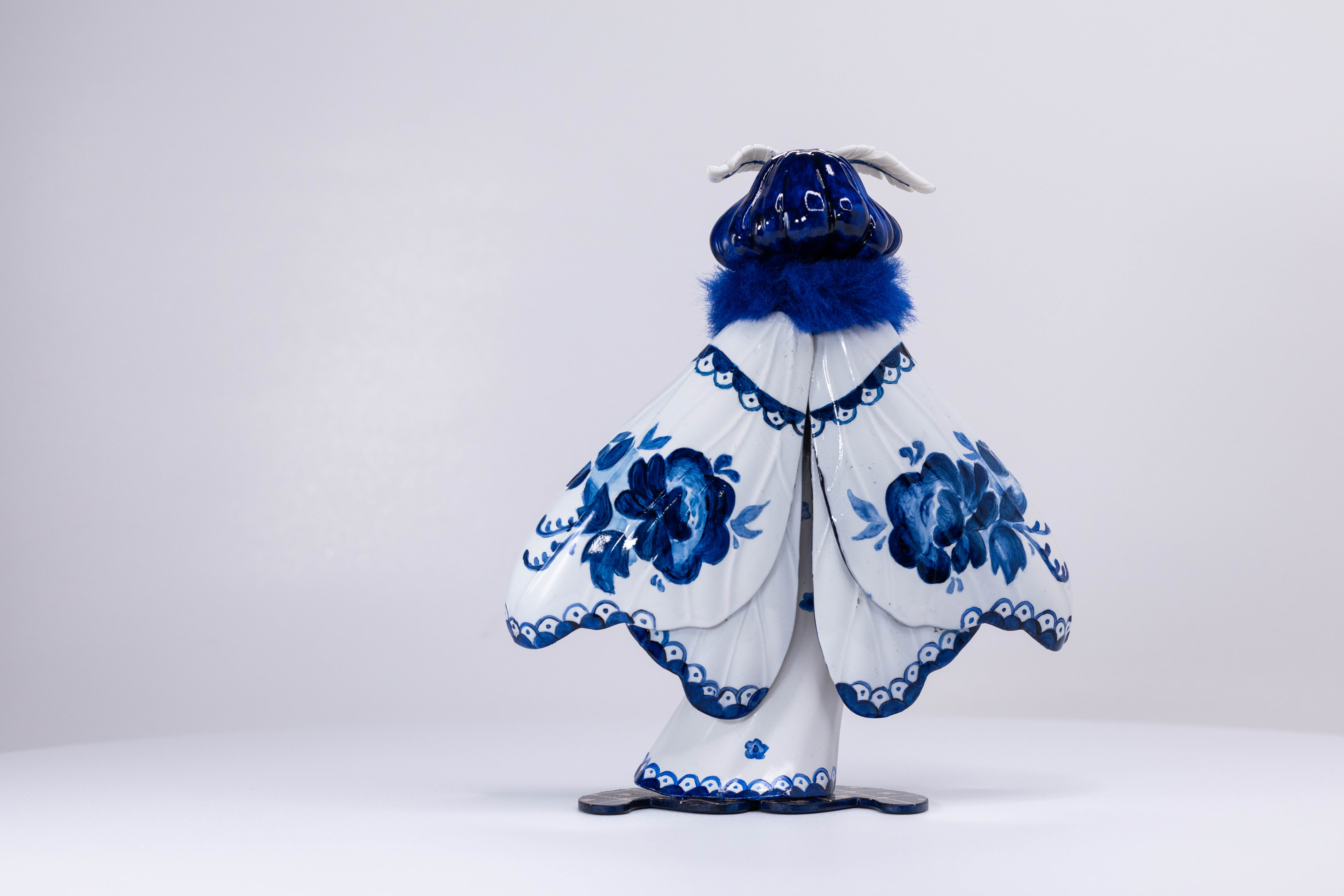 Small Company BIG ART - Blue and White Porcelain Atlas by Anna Corcoran of Kaledios Creative