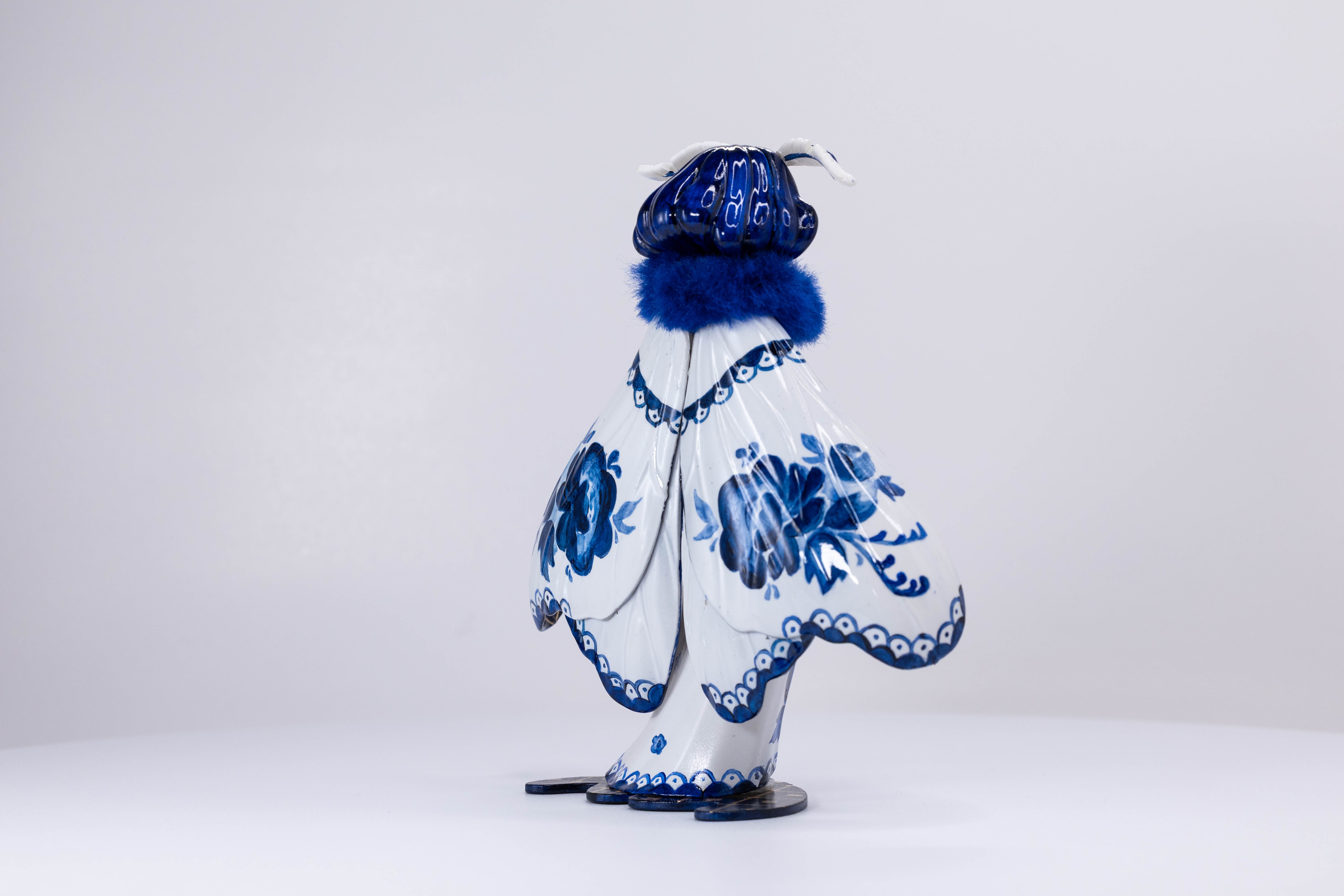 Small Company BIG ART - Blue and White Porcelain Atlas by Anna Corcoran of Kaledios Creative