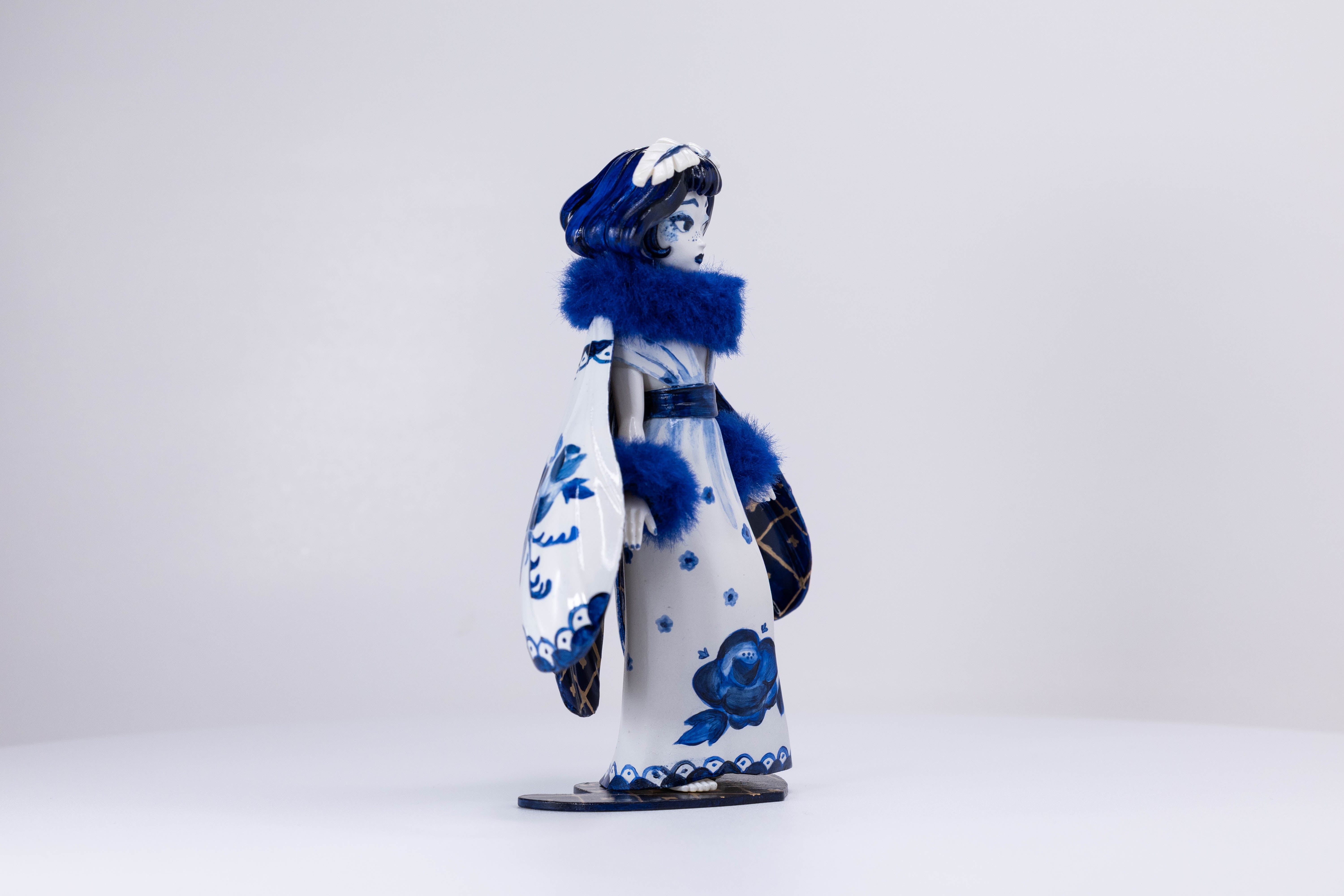 Small Company BIG ART - Blue and White Porcelain Atlas by Anna Corcoran of Kaledios Creative