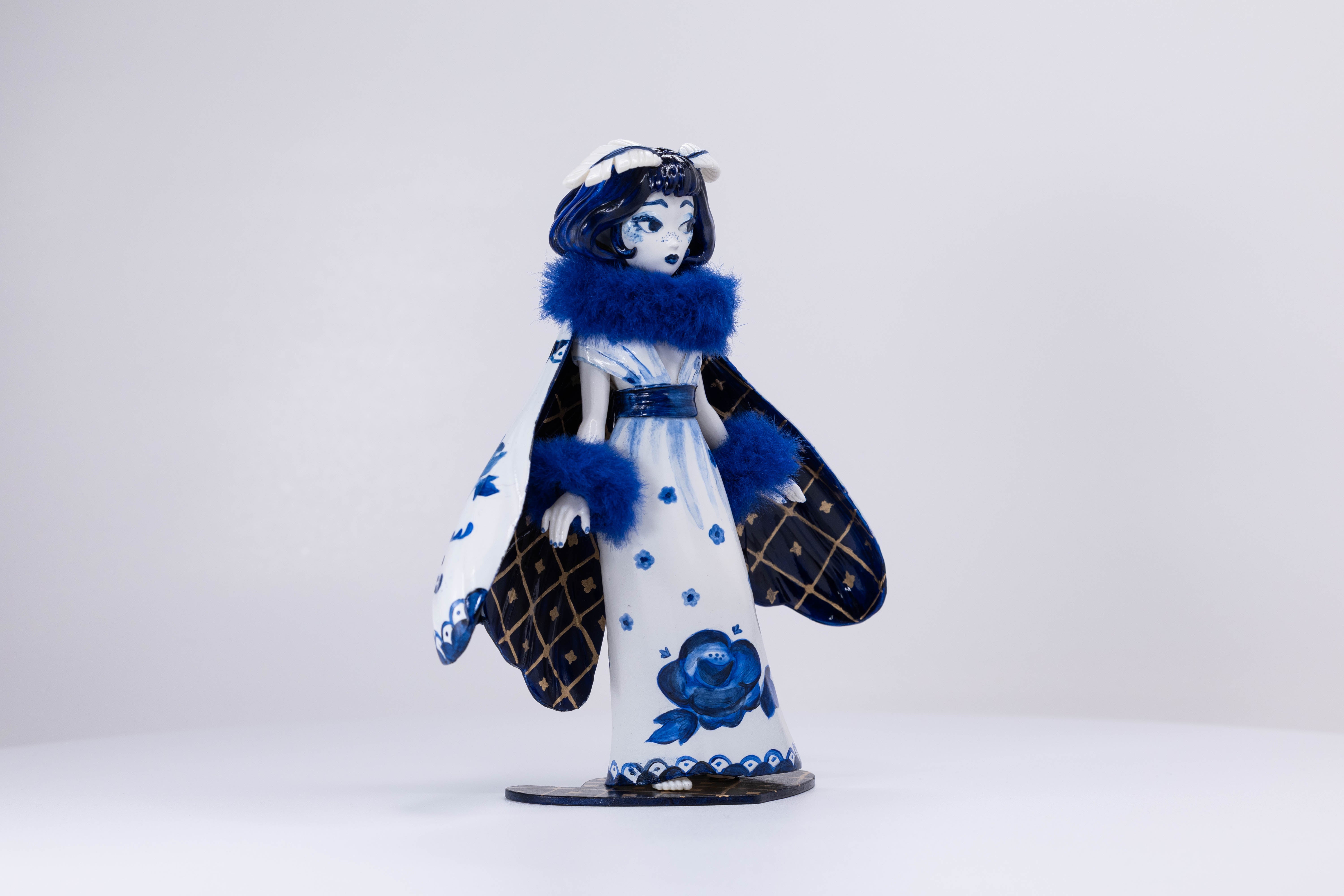 Small Company BIG ART - Blue and White Porcelain Atlas by Anna Corcoran of Kaledios Creative