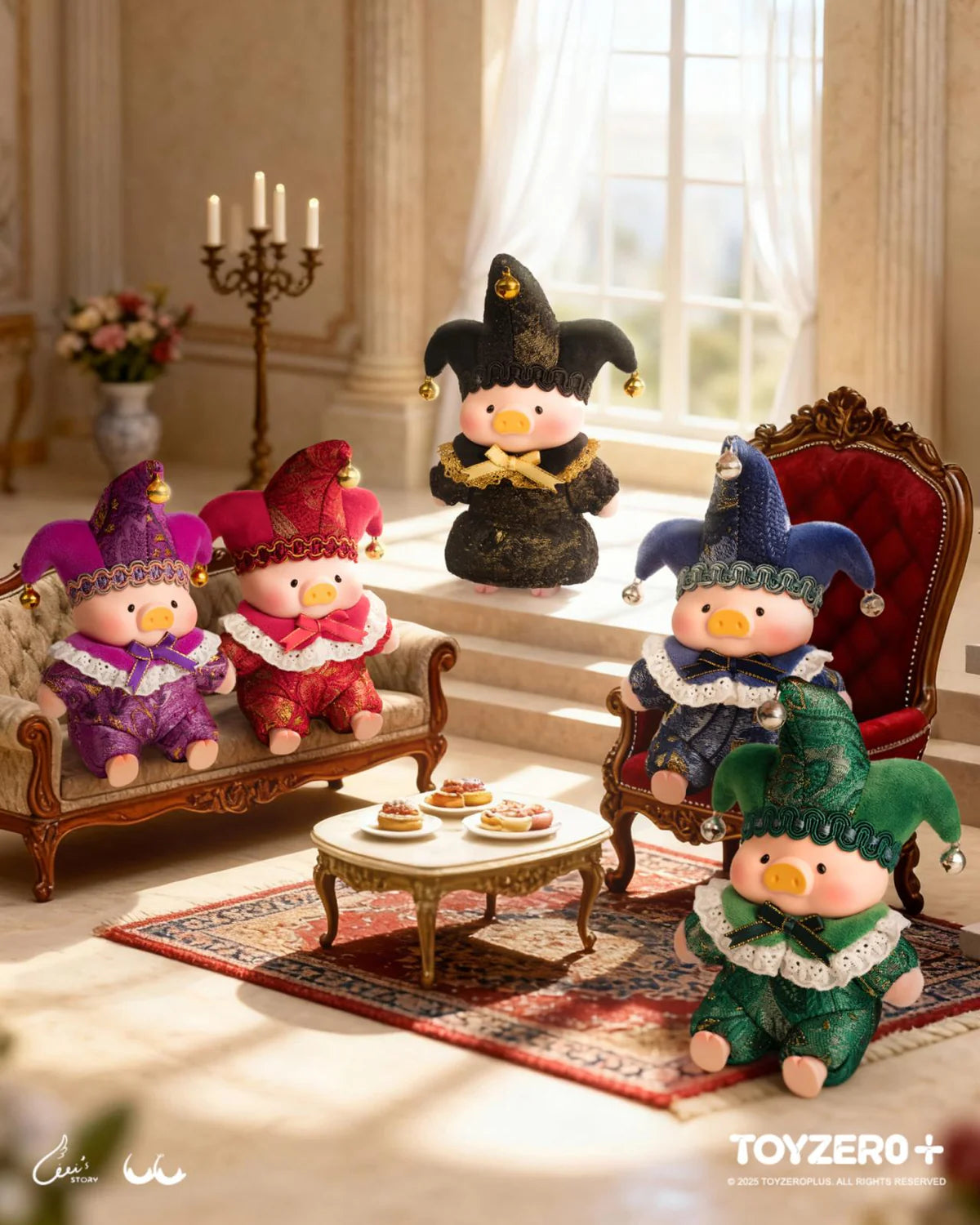 LuLu the Piggy - Triangel PVC Plush Keychain Blind box