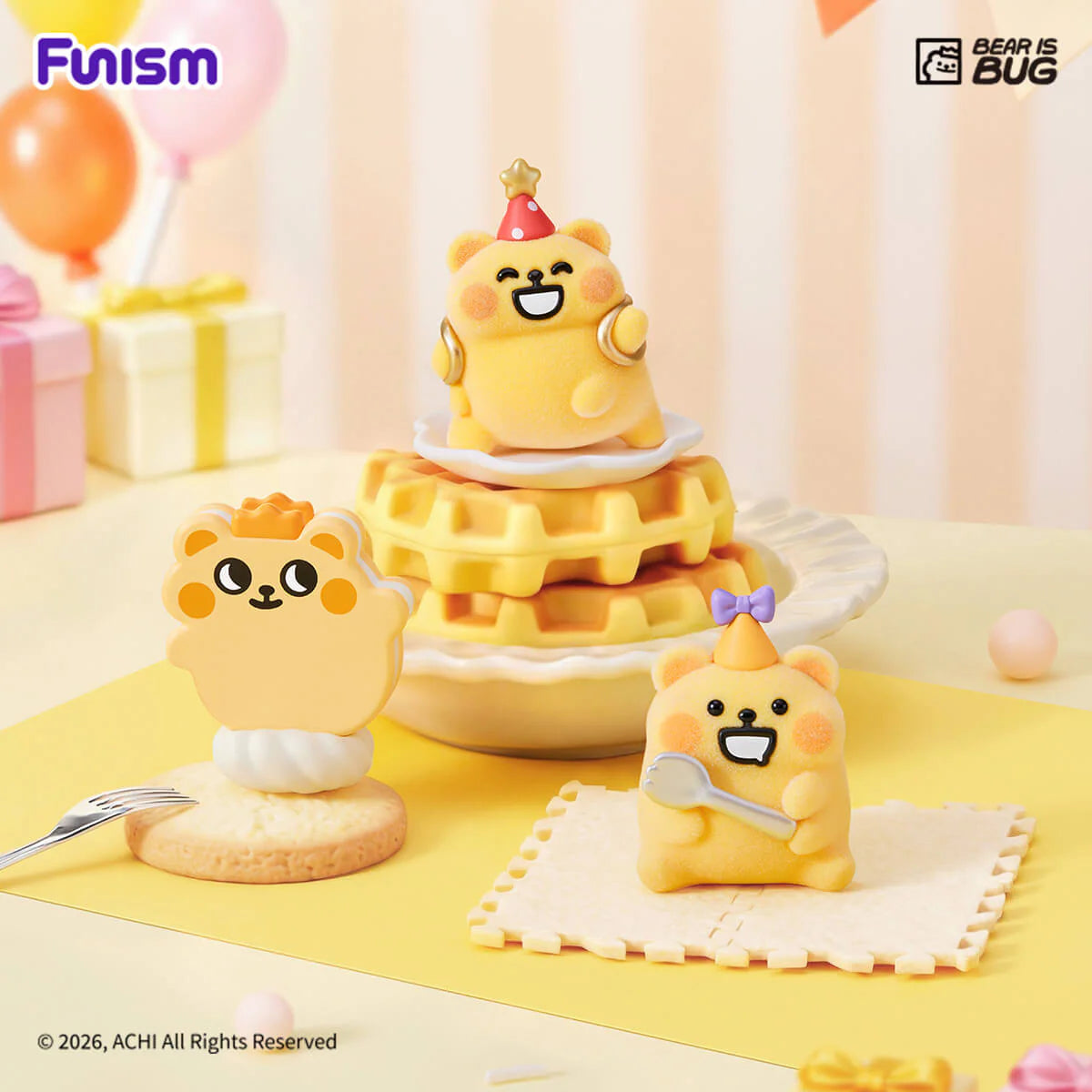 Bearisbug – Sweetheart Party Bear Head Series Blind Box - Preorder