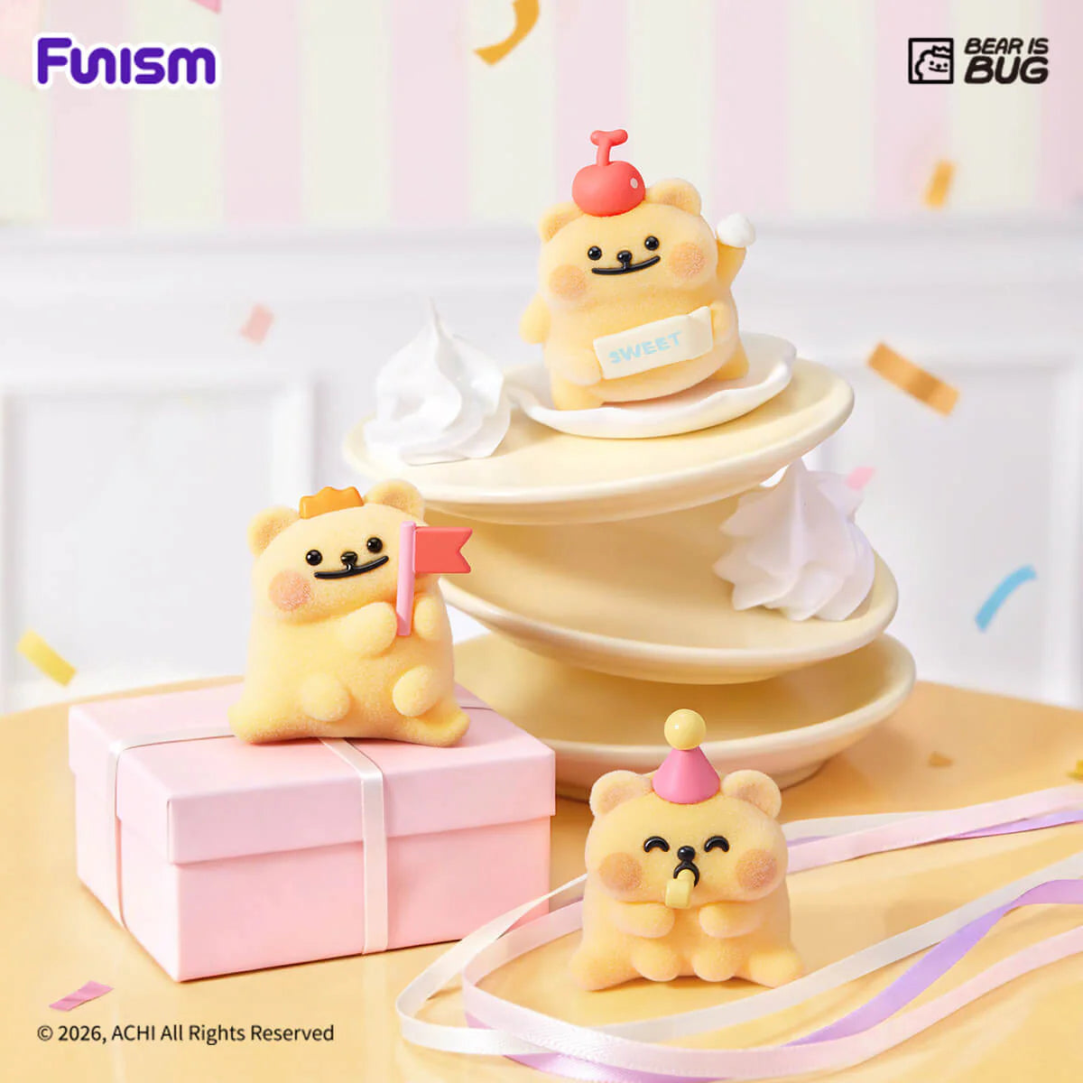 Bearisbug – Sweetheart Party Bear Head Series Blind Box - Preorder