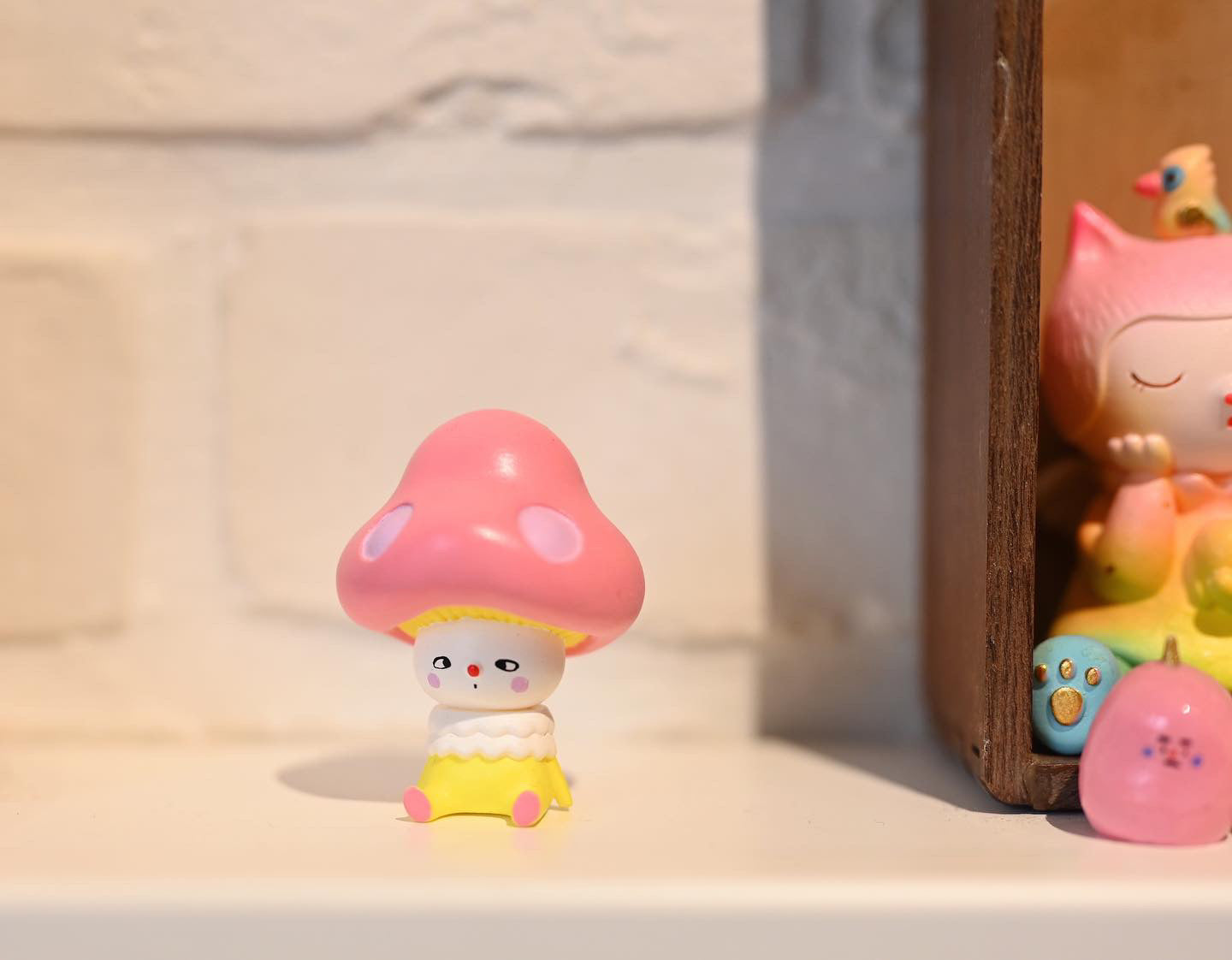 Pink mushroom  by Hua Hua