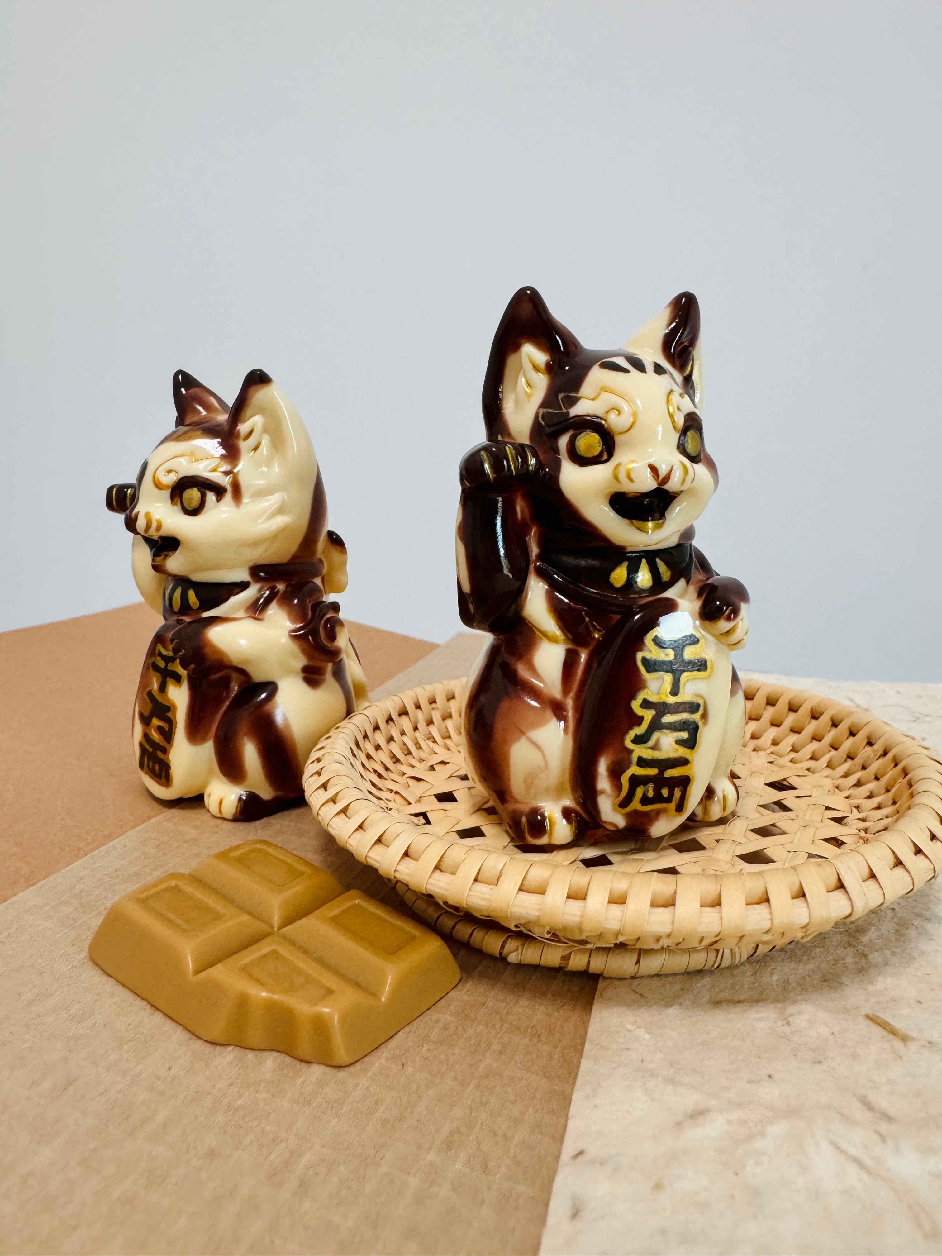 Bake Lucky Cat - Chocolate by Genkosha