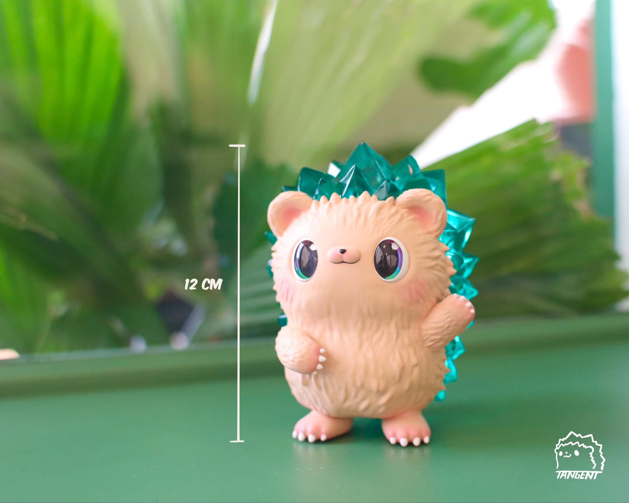 Fluffy Hogkey by Tangent Toy, a limited edition resin animal figure, 8cm tall with detailed features, part of Strangecat Toys' unique collection.