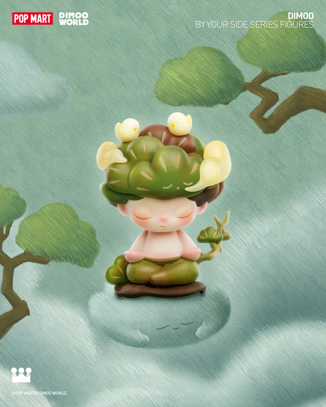 Dimoo Series Moss DIMOO By Your Side Blind Box Series