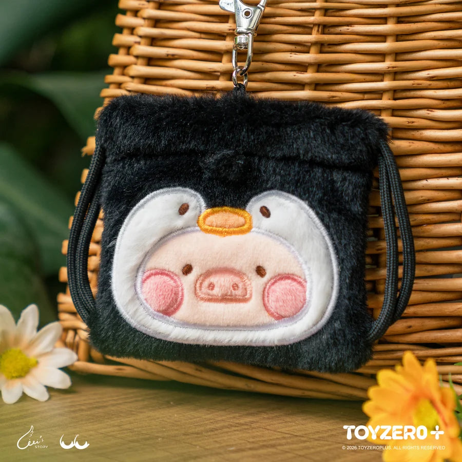 LuLu the Piggy Animal Party Vol. 2 - Mini Drawstring Plush Earphone Bag Keychain Blind Box -Preorder