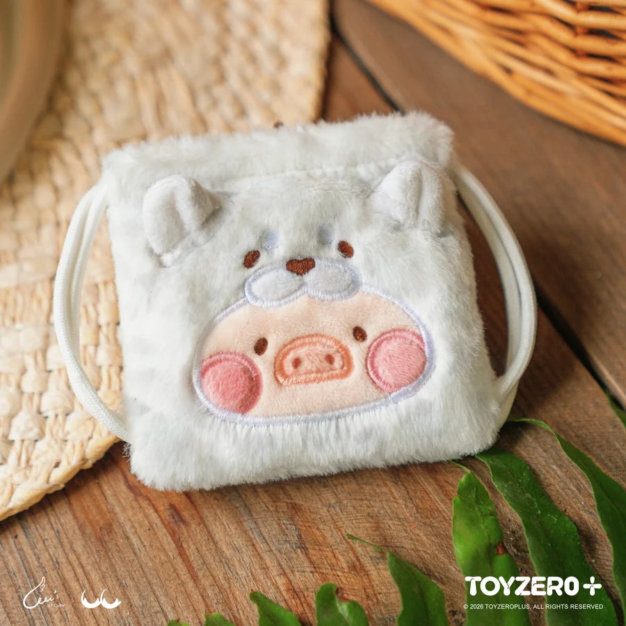 LuLu the Piggy Animal Party Vol. 2 - Mini Drawstring Plush Earphone Bag Keychain Blind Box -Preorder