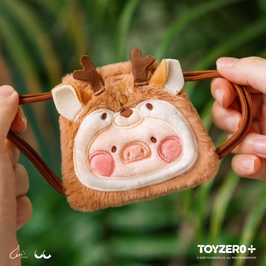 LuLu the Piggy Animal Party Vol. 2 - Mini Drawstring Plush Earphone Bag Keychain Blind Box -Preorder