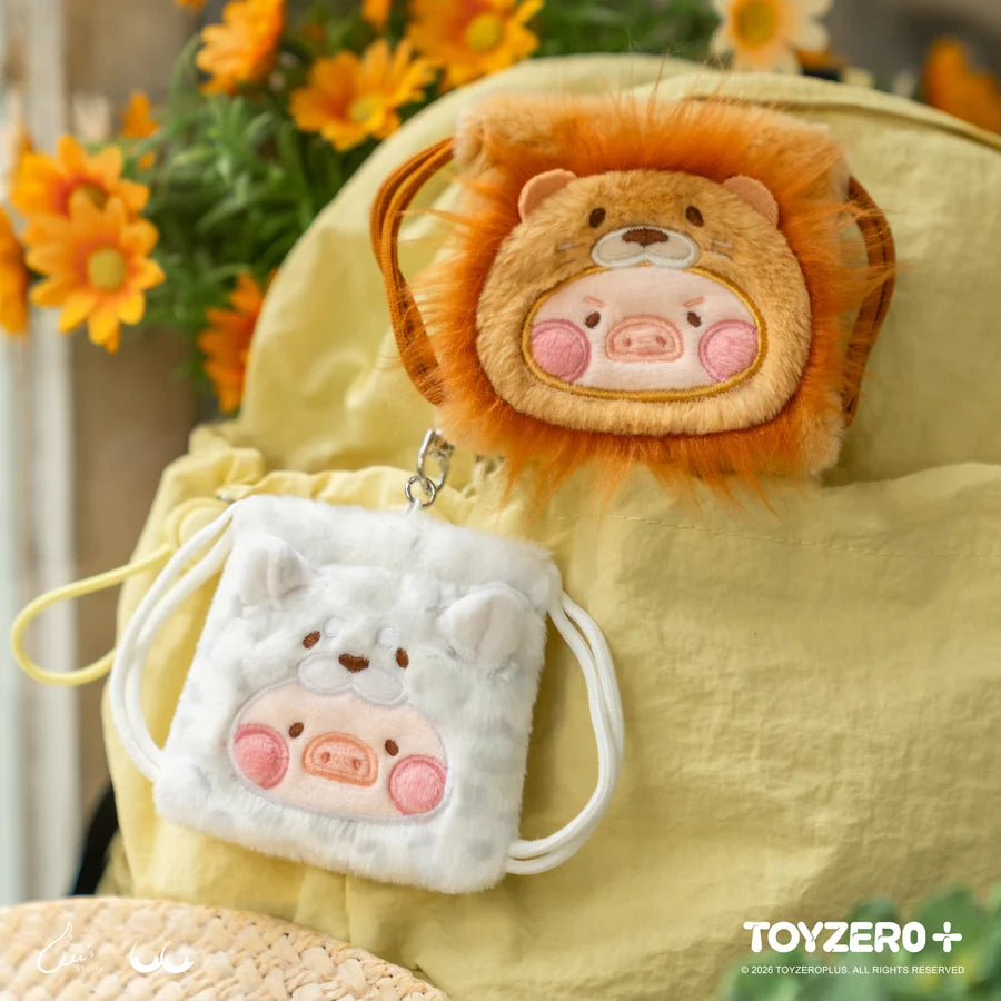 LuLu the Piggy Animal Party Vol. 2 - Mini Drawstring Plush Earphone Bag Keychain Blind Box -Preorder