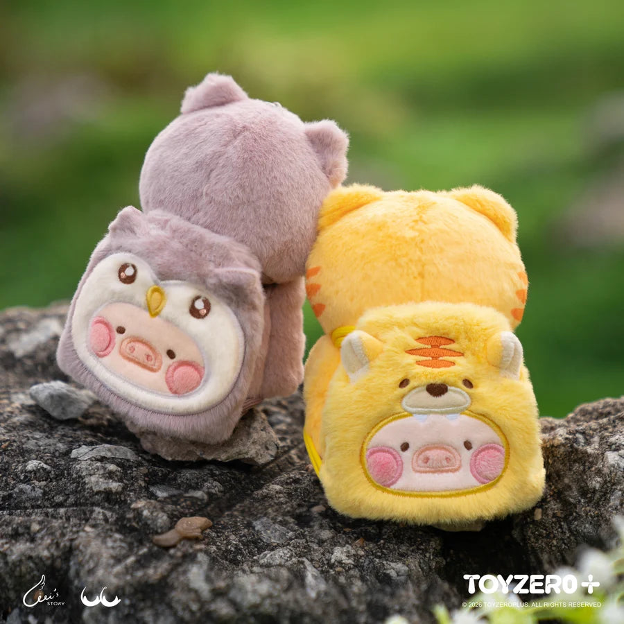LuLu the Piggy Animal Party Vol. 2 - Mini Drawstring Plush Earphone Bag Keychain Blind Box -Preorder